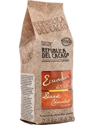 Chocolate Negro Ecuador 65% de 2.5 KG